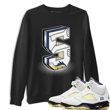 Air Jordan 5 A Ma Maniere x Photon Dust shirt to match jordans Number Statue sneaker matching t-shirt Air Jordan 5 x A Ma Maniere "Dawn" SNRT Release Tees Unisex Black 1 T-Shirt