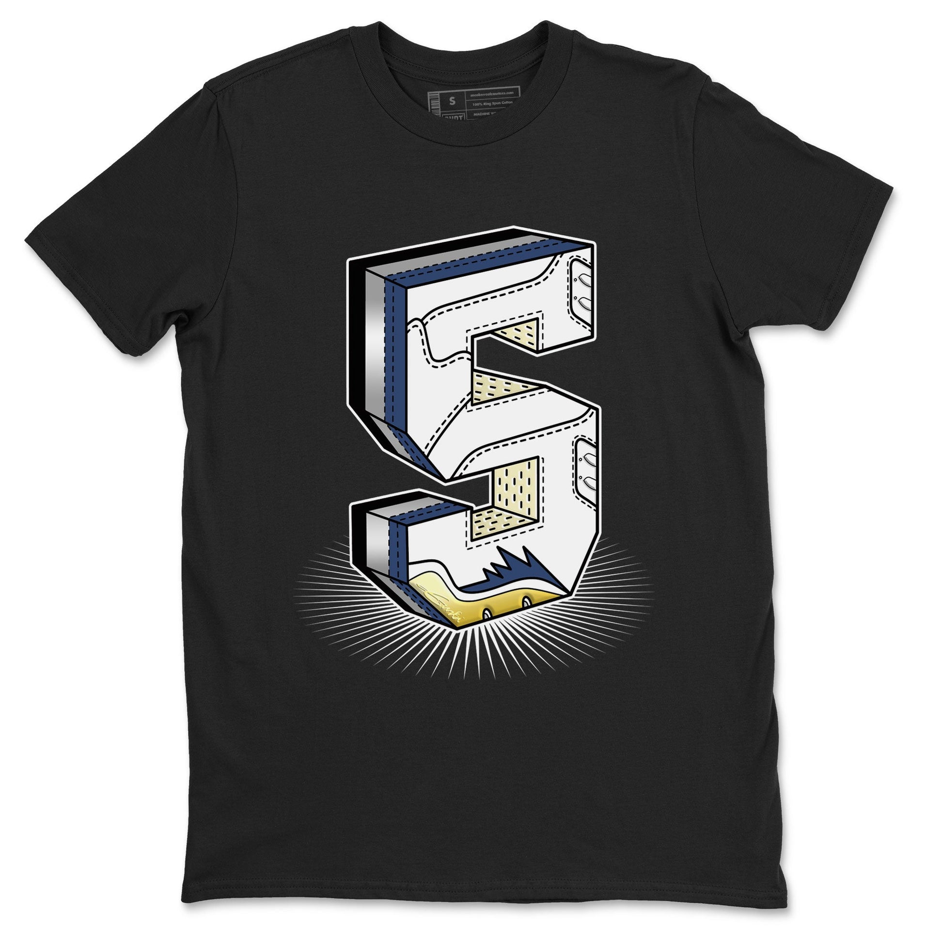Air Jordan 5 A Ma Maniere x Photon Dust shirt to match jordans Number Statue sneaker matching t-shirt Air Jordan 5 x A Ma Maniere "Dawn" SNRT Release Tees Unisex Black 2 T-Shirt