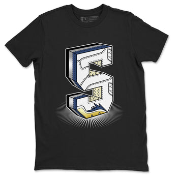Air Jordan 5 A Ma Maniere x Photon Dust shirt to match jordans Number Statue sneaker matching t-shirt Air Jordan 5 x A Ma Maniere "Dawn" SNRT Release Tees Unisex Black 2 T-Shirt