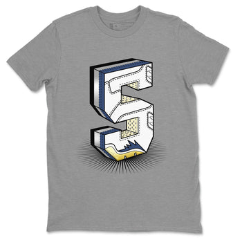 Air Jordan 5 A Ma Maniere x Photon Dust shirt to match jordans Number Statue sneaker matching t-shirt Air Jordan 5 x A Ma Maniere "Dawn" SNRT Release Tees Unisex Heather Grey 2 T-Shirt