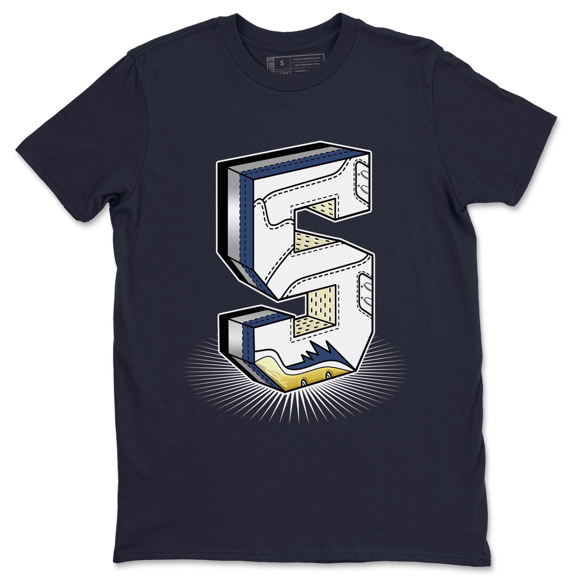 Air Jordan 5 A Ma Maniere x Photon Dust shirt to match jordans Number Statue sneaker matching t-shirt Air Jordan 5 x A Ma Maniere "Dawn" SNRT Release Tees Unisex Navy 2 T-Shirt