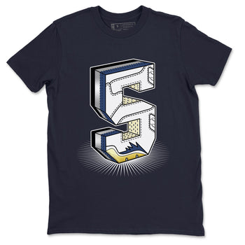 Air Jordan 5 A Ma Maniere x Photon Dust shirt to match jordans Number Statue sneaker matching t-shirt Air Jordan 5 x A Ma Maniere "Dawn" SNRT Release Tees Unisex Navy 2 T-Shirt