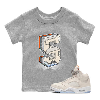 Air Jordan 5 Craft Number Statue Baby and Kids Sneaker Tees Air Jordan 5 Craft Kids Sneaker Tees Size Chart