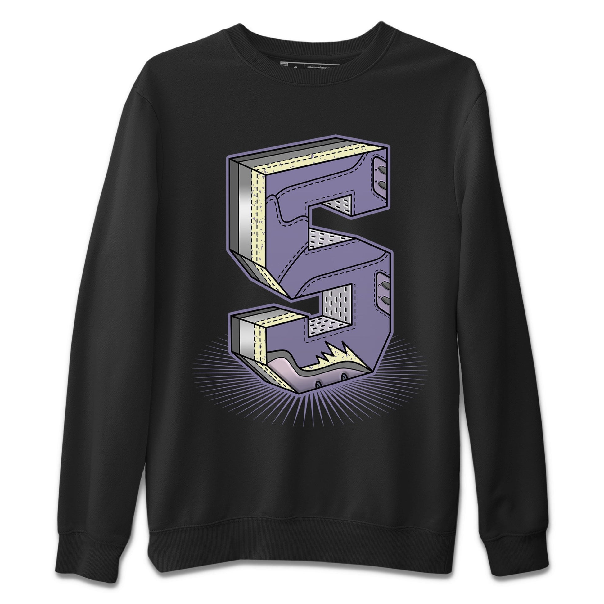 Air Jordan 5 Indigo Haze Sneaker Match Tees Number Statue Sneaker Tees 5s Indigo Haze Sneaker Release Tees Unisex Shirts Black 2