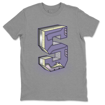 Air Jordan 5 Indigo Haze Sneaker Match Tees Number Statue Sneaker Tees 5s Indigo Haze Sneaker Release Tees Unisex Shirts Heather Grey 2