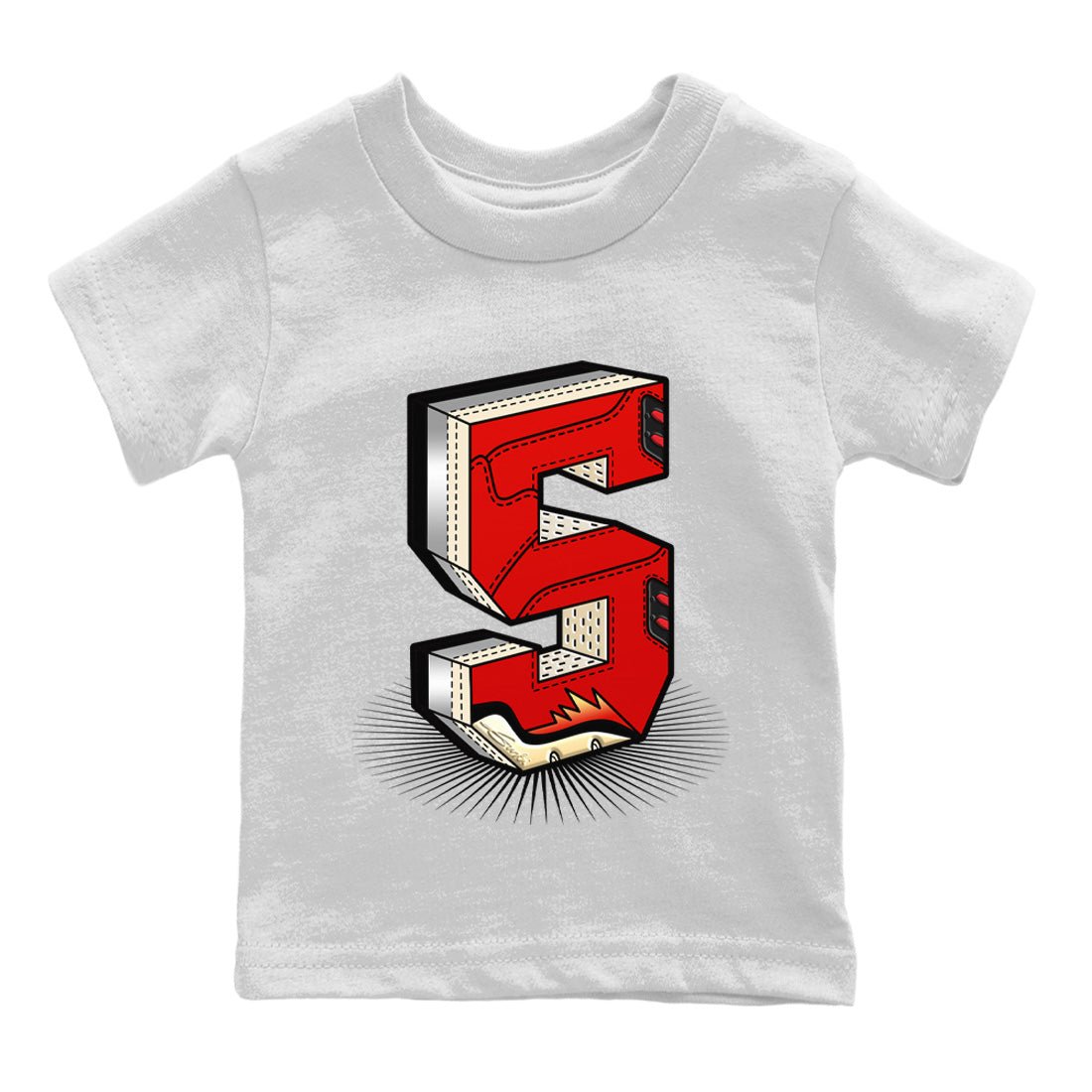 Jordan 5 Mars For Her Sneaker Match Tees Number Statue Sneaker Tees Jordan 5 Mars For Her Sneaker Release Tees Kids Shirts
