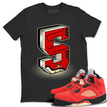 Jordan 5 Mars For Her Sneaker Match Tees Number Statue Sneaker Tees Jordan 5 Mars For Her Sneaker Release Tees Unisex Shirts