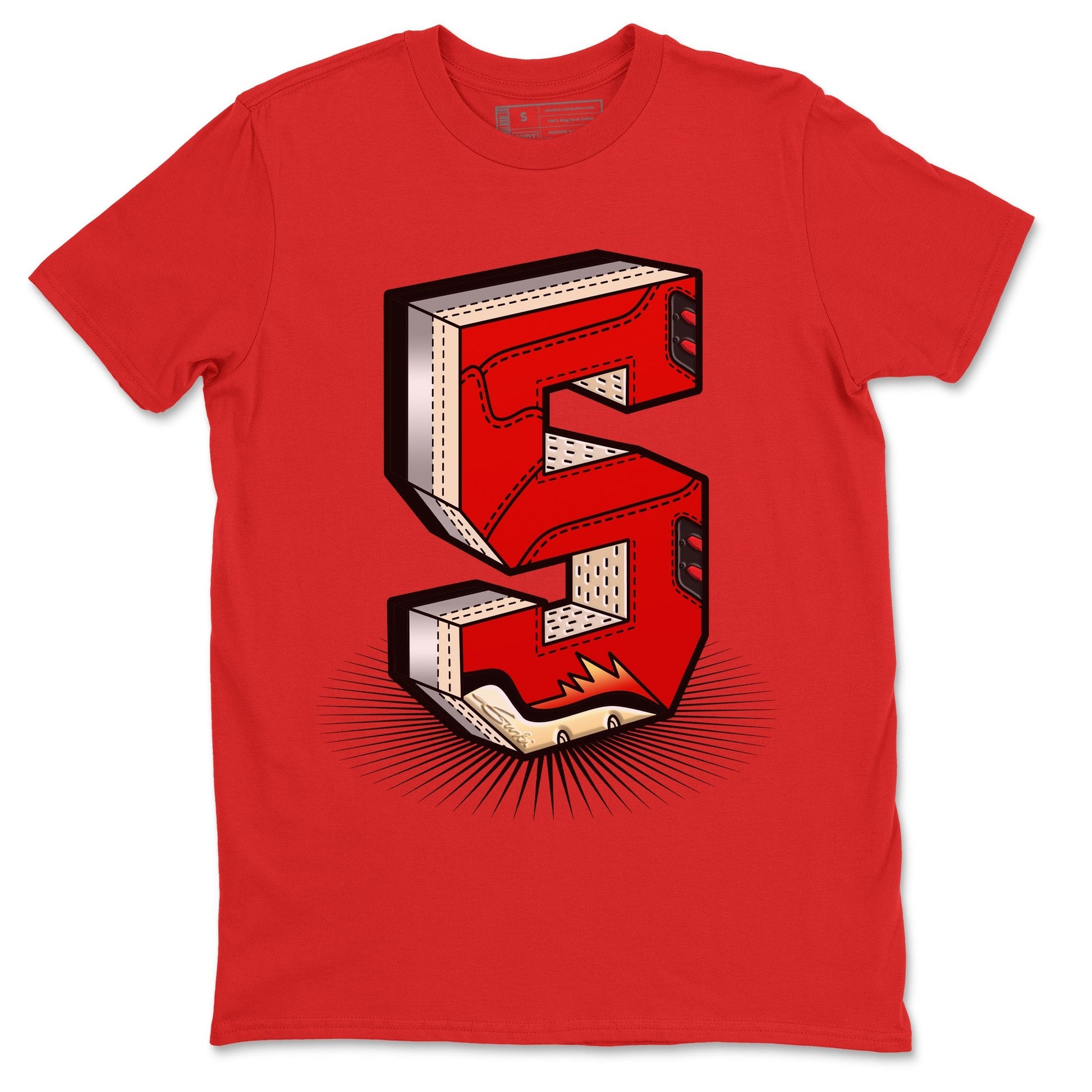 Jordan 5 Mars For Her Sneaker Match Tees Number Statue Sneaker Tees Jordan 5 Mars For Her Sneaker Release Tees Unisex Shirts