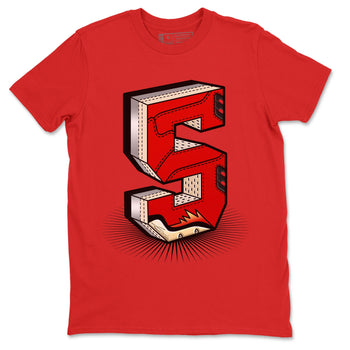 Jordan 5 Mars For Her Sneaker Match Tees Number Statue Sneaker Tees Jordan 5 Mars For Her Sneaker Release Tees Unisex Shirts