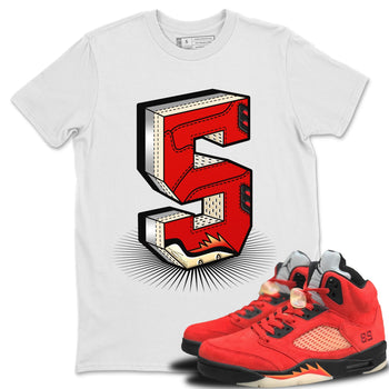 Jordan 5 Mars For Her Sneaker Match Tees Number Statue Sneaker Tees Jordan 5 Mars For Her Sneaker Release Tees Unisex Shirts