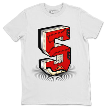Jordan 5 Mars For Her Sneaker Match Tees Number Statue Sneaker Tees Jordan 5 Mars For Her Sneaker Release Tees Unisex Shirts