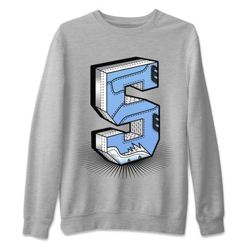 Jordan 5 UNC Sneaker Match Tees Number Statue Sneaker Tees Jordan 5 UNC SNRT Sneaker Tees Unisex Shirts