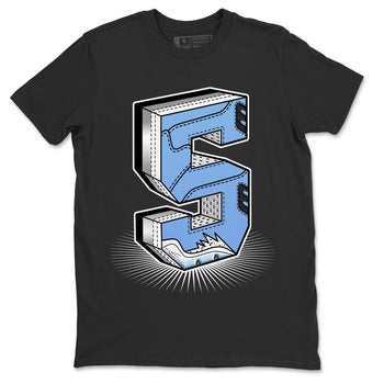 Jordan 5 UNC Sneaker Match Tees Number Statue Sneaker Tees Jordan 5 UNC SNRT Sneaker Tees Unisex Shirts