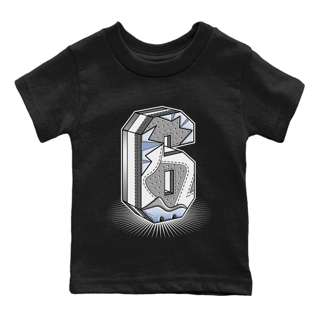 Jordan 6 Cool Grey Sneaker Match Tees Number Statue Sneaker Tees Jordan 6 Cool Grey Sneaker Release Tees Kids Shirts