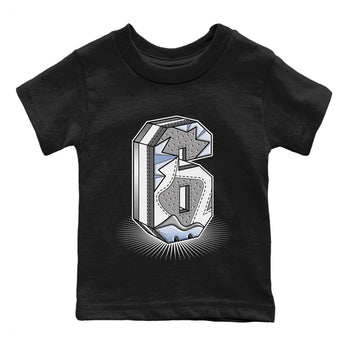 Jordan 6 Cool Grey Sneaker Match Tees Number Statue Sneaker Tees Jordan 6 Cool Grey Sneaker Release Tees Kids Shirts