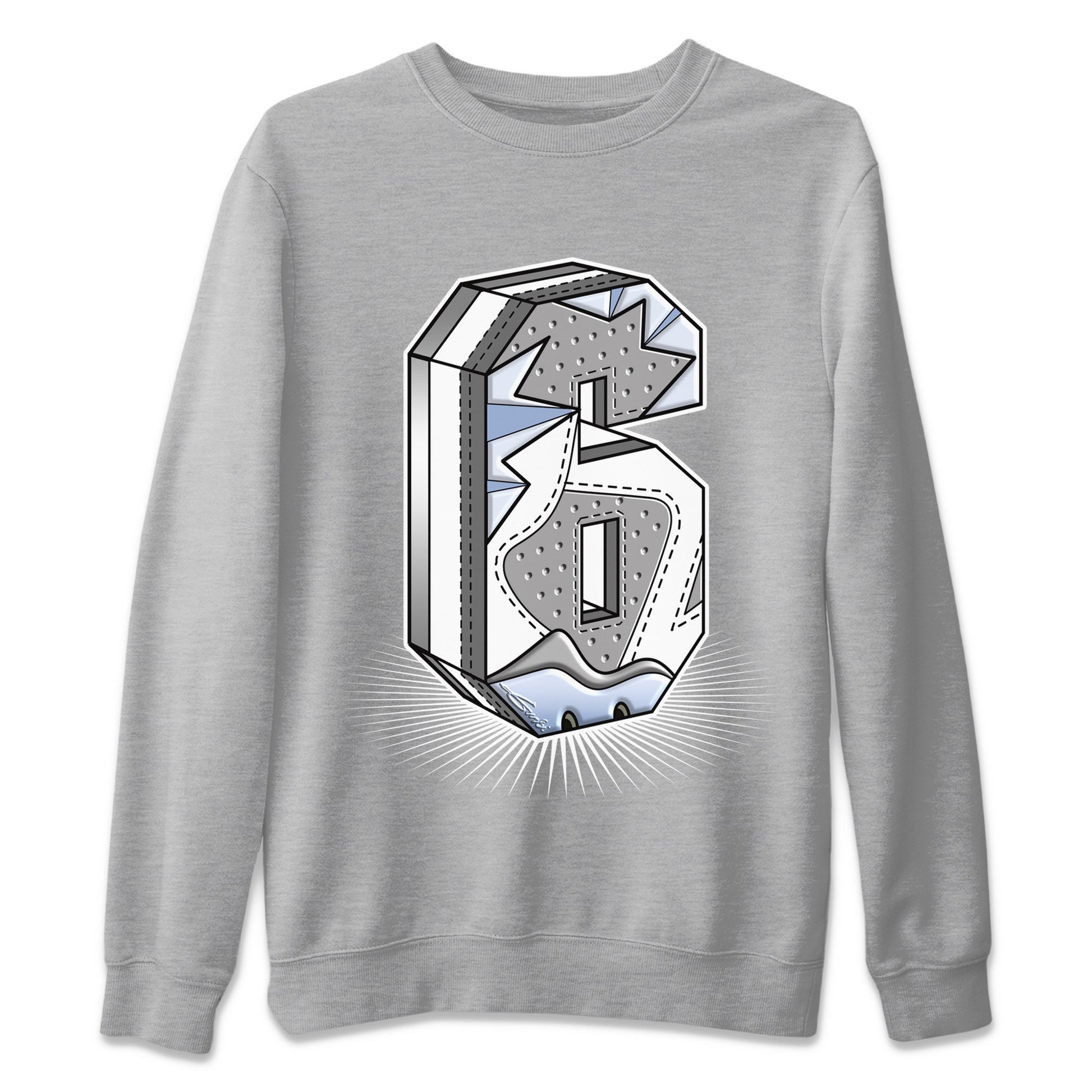Jordan 6 Cool Grey Sneaker Match Tees Number Statue Sneaker Tees Jordan 6 Cool Grey Sneaker Release Tees Unisex Shirts