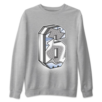 Jordan 6 Cool Grey Sneaker Match Tees Number Statue Sneaker Tees Jordan 6 Cool Grey Sneaker Release Tees Unisex Shirts