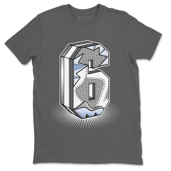 Jordan 6 Cool Grey Sneaker Match Tees Number Statue Sneaker Tees Jordan 6 Cool Grey Sneaker Release Tees Unisex Shirts
