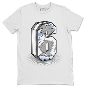 Jordan 6 Cool Grey Sneaker Match Tees Number Statue Sneaker Tees Jordan 6 Cool Grey Sneaker Release Tees Unisex Shirts