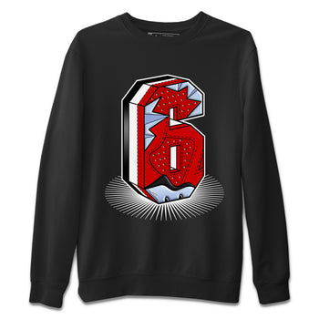 Air Jordan 6 Toro Bravo Sneaker Match Tees Number Statue Sneaker Tees Air Jordan 6 Toro Bravo T-Shirt Unisex Shirts Black 2