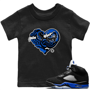 Jordan 5 Racer Blue Sneaker Match Tees Ocean Love Sneaker Tees Jordan 5 Racer Blue Sneaker Release Tees Kids Shirts