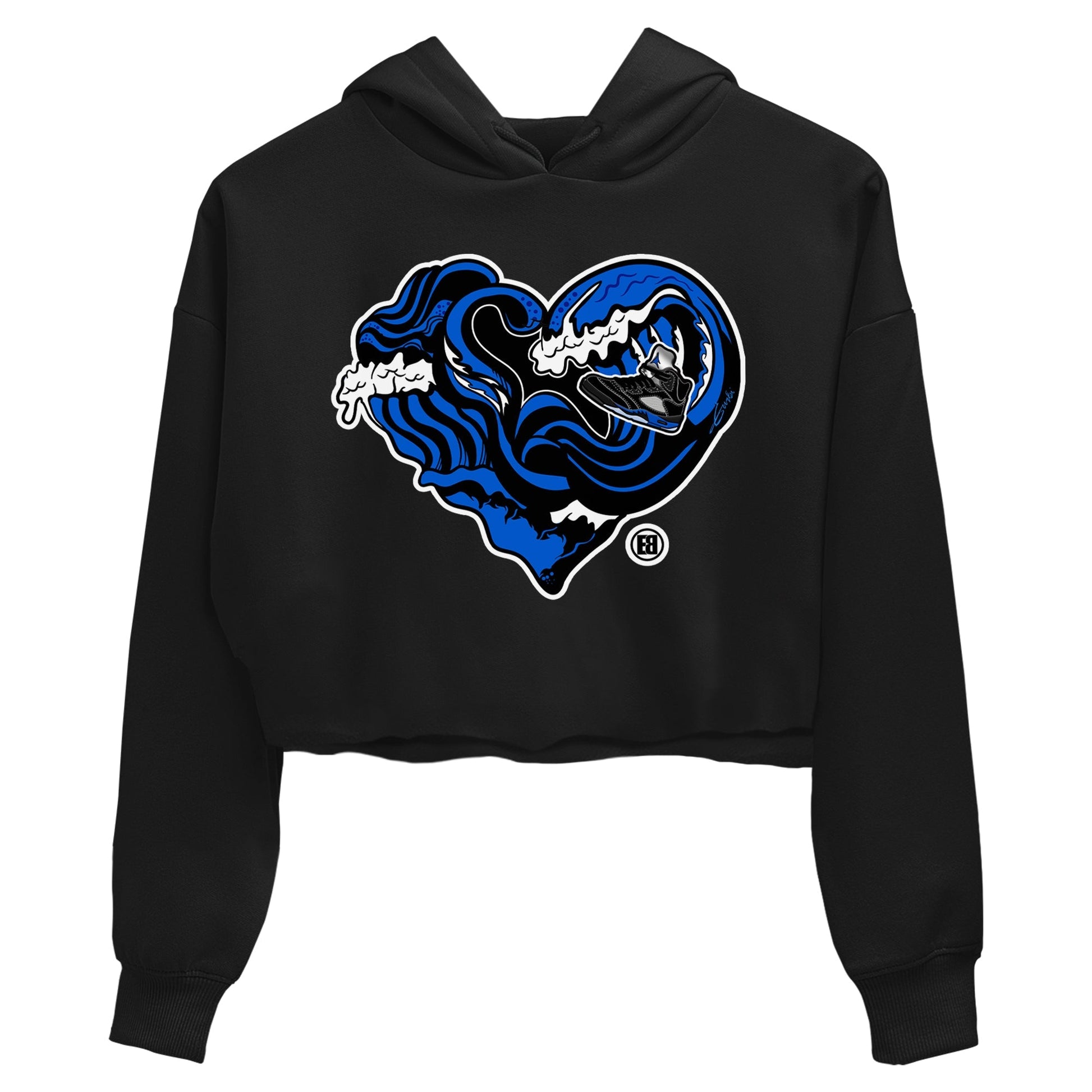 Jordan 5 Racer Blue Sneaker Match Tees Ocean Love Sneaker Tees Jordan 5 Racer Blue Sneaker Release Tees Women's Shirts