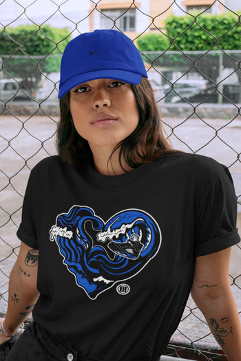 Jordan 5 Racer Blue Sneaker Match Tees Ocean Love Sneaker Tees Jordan 5 Racer Blue Sneaker Release Tees Unisex Shirts