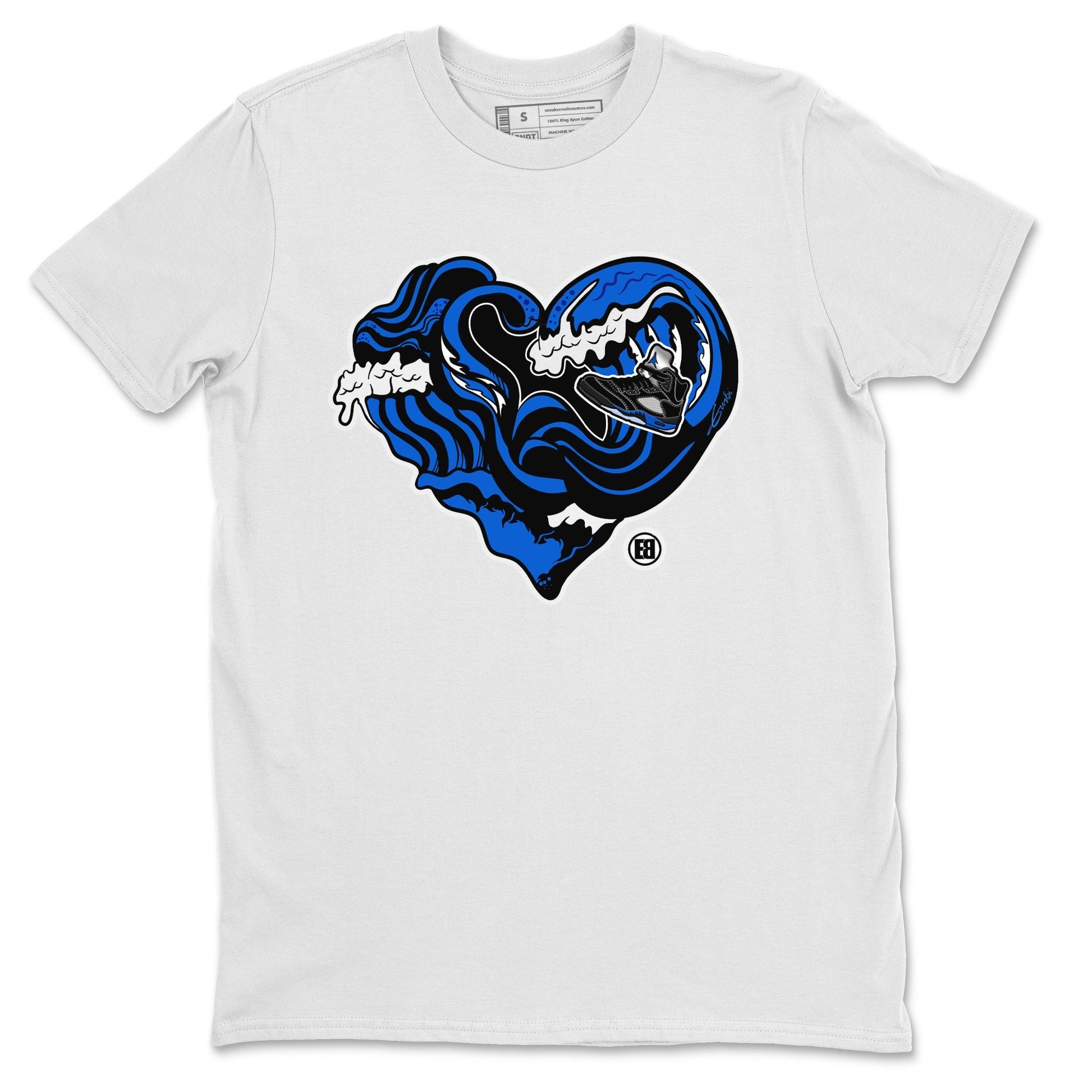 Jordan 5 Racer Blue Sneaker Match Tees Ocean Love Sneaker Tees Jordan 5 Racer Blue Sneaker Release Tees Unisex Shirts