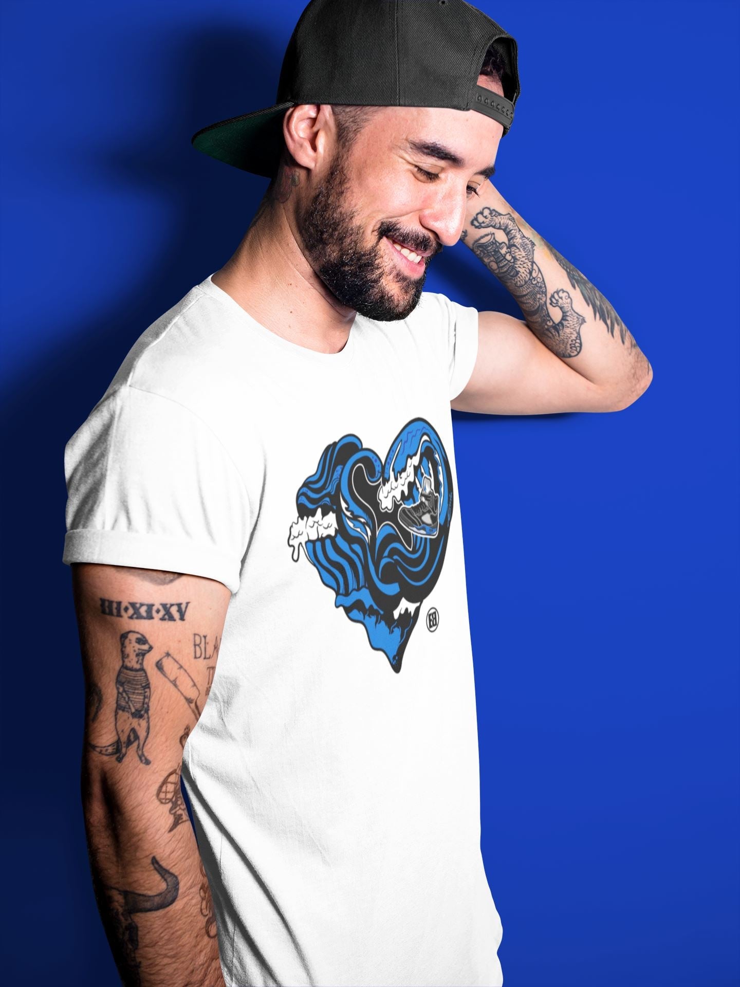Jordan 5 Racer Blue Sneaker Match Tees Ocean Love Sneaker Tees Jordan 5 Racer Blue Sneaker Release Tees Unisex Shirts