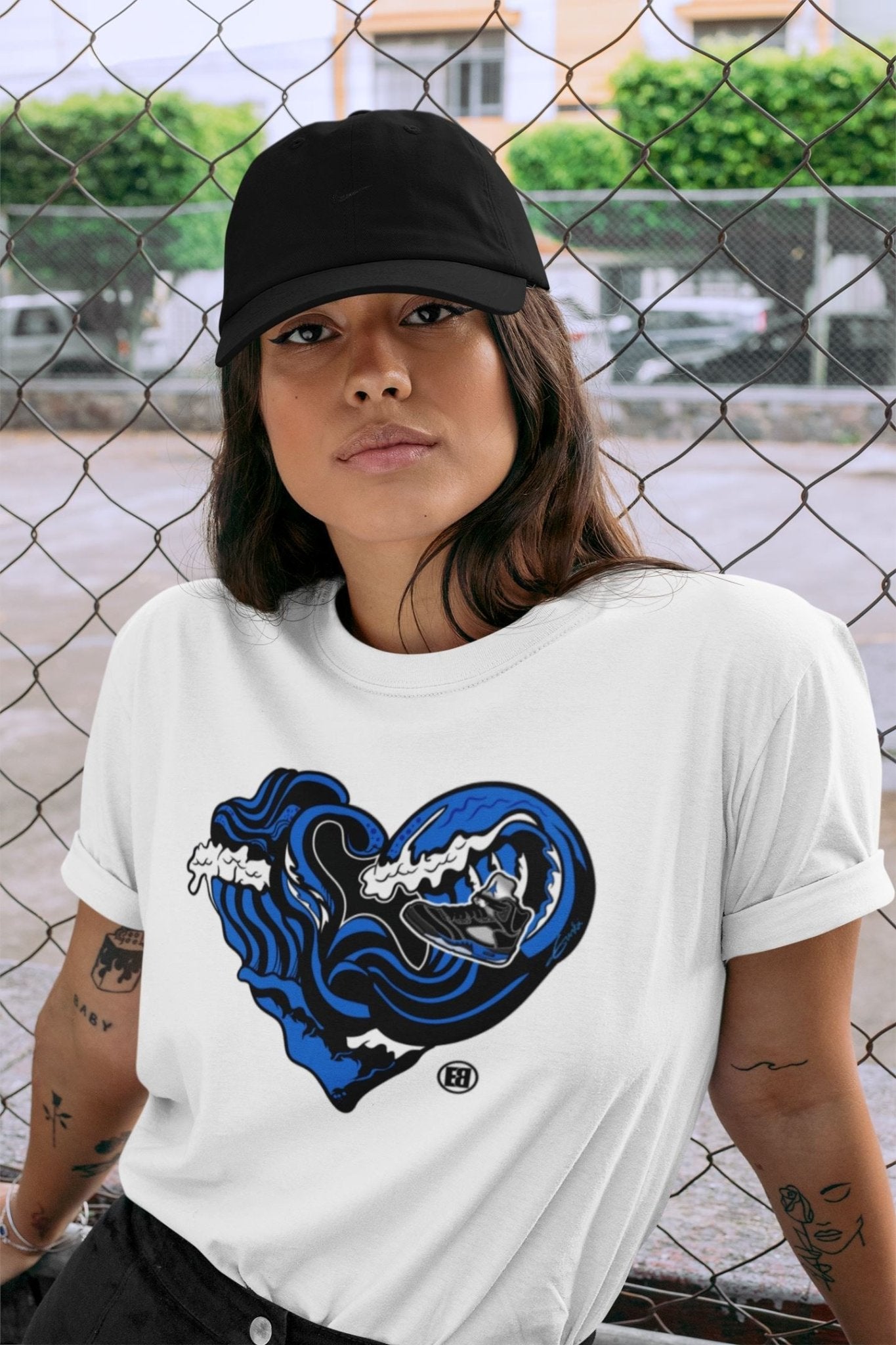Jordan 5 Racer Blue Sneaker Match Tees Ocean Love Sneaker Tees Jordan 5 Racer Blue Sneaker Release Tees Unisex Shirts