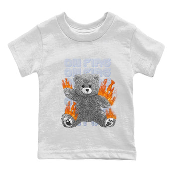 Jordan 6 Cool Grey Sneaker Match Tees On Fire Bear Sneaker Tees Jordan 6 Cool Grey Sneaker Release Tees Kids Shirts