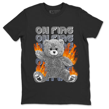 Jordan 6 Cool Grey Sneaker Match Tees On Fire Bear Sneaker Tees Jordan 6 Cool Grey Sneaker Release Tees Unisex Shirts