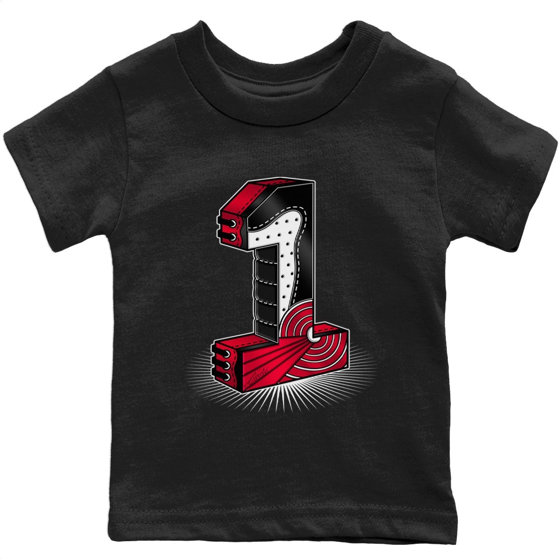 Jordan 1 Bred Patent Sneaker Match Tees One Statue Sneaker Tees Jordan 1 Bred Patent Sneaker Release Tees Kids Shirts