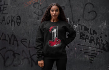 Jordan 1 Bred Patent Sneaker Match Tees One Statue Sneaker Tees Jordan 1 Bred Patent Sneaker Release Tees Unisex Shirts