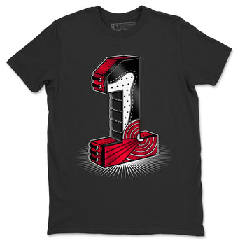 Jordan 1 Bred Patent Sneaker Match Tees One Statue Sneaker Tees Jordan 1 Bred Patent Sneaker Release Tees Unisex Shirts
