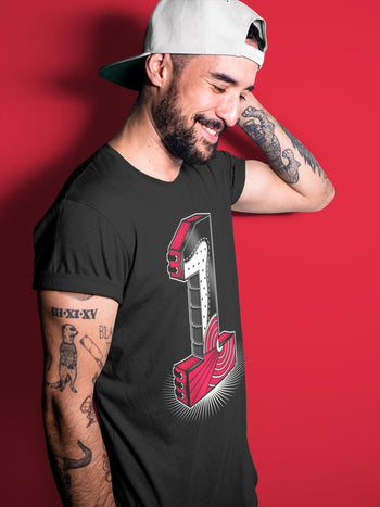 Jordan 1 Bred Patent Sneaker Match Tees One Statue Sneaker Tees Jordan 1 Bred Patent Sneaker Release Tees Unisex Shirts