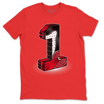 Jordan 1 Bred Patent Sneaker Match Tees One Statue Sneaker Tees Jordan 1 Bred Patent Sneaker Release Tees Unisex Shirts