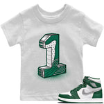 Jordan 1 Gorge Green Sneaker Match Tees One Statue Sneaker Tees Jordan 1 Gorge Green Sneaker Release Tees Kids Shirts