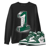 Jordan 1 Gorge Green Sneaker Match Tees One Statue Sneaker Tees Jordan 1 Gorge Green Sneaker Release Tees Unisex Shirts