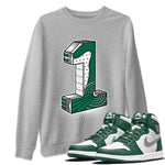 Jordan 1 Gorge Green Sneaker Match Tees One Statue Sneaker Tees Jordan 1 Gorge Green Sneaker Release Tees Unisex Shirts