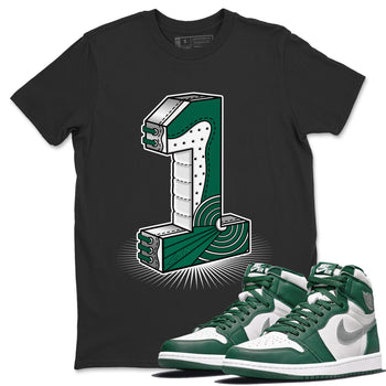 Jordan 1 Gorge Green Sneaker Match Tees One Statue Sneaker Tees Jordan 1 Gorge Green Sneaker Release Tees Unisex Shirts