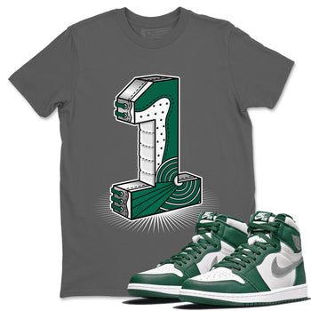 Jordan 1 Gorge Green Sneaker Match Tees One Statue Sneaker Tees Jordan 1 Gorge Green Sneaker Release Tees Unisex Shirts