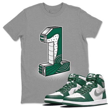 Jordan 1 Gorge Green Sneaker Match Tees One Statue Sneaker Tees Jordan 1 Gorge Green Sneaker Release Tees Unisex Shirts
