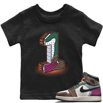 Jordan 1 Hand Crafted Sneaker Match Tees One Statue Sneaker Tees Jordan 1 Hand Crafted Sneaker Release Tees Kids Shirts