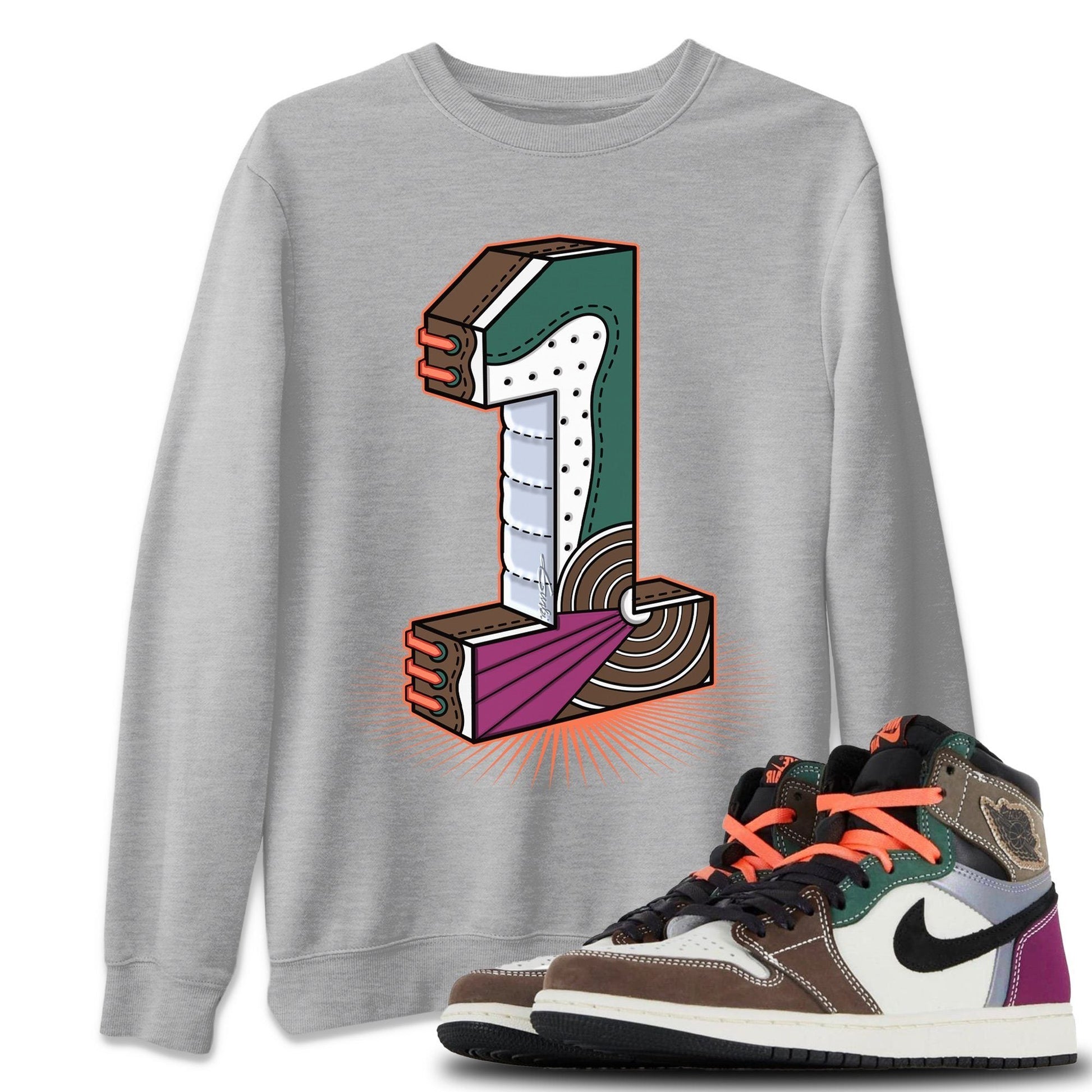 Jordan 1 Hand Crafted Sneaker Match Tees One Statue Sneaker Tees Jordan 1 Hand Crafted Sneaker Release Tees Unisex Shirts