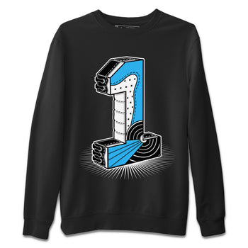Jordan 1 Powder Blue Sneaker Match Tees One Statue Sneaker Tees Jordan 1 Powder Blue Sneaker Release Tees Unisex Shirts
