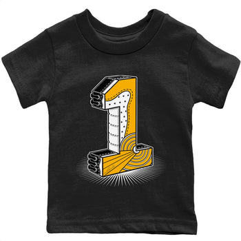 Jordan 1 Yellow Toe Sneaker Match Tees One Statue Sneaker Tees Jordan 1 Yellow Toe Sneaker Release Tees Kids Shirts