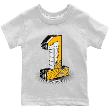 Jordan 1 Yellow Toe Sneaker Match Tees One Statue Sneaker Tees Jordan 1 Yellow Toe Sneaker Release Tees Kids Shirts