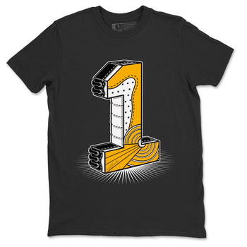 Jordan 1 Yellow Toe Sneaker Match Tees One Statue Sneaker Tees Jordan 1 Yellow Toe Sneaker Release Tees Unisex Shirts