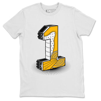 Jordan 1 Yellow Toe Sneaker Match Tees One Statue Sneaker Tees Jordan 1 Yellow Toe Sneaker Release Tees Unisex Shirts